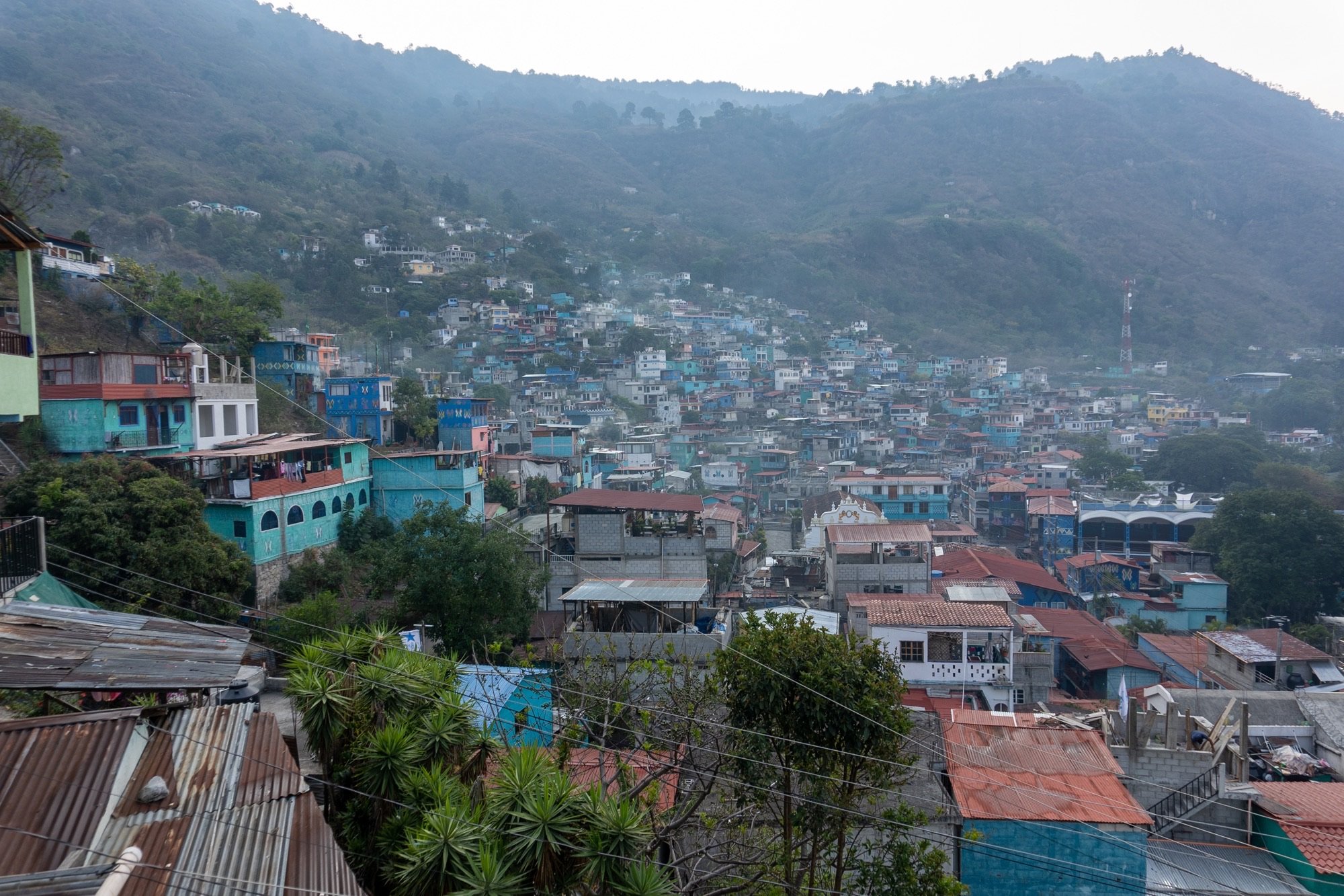 Dense development in Santa Catarina Palopó