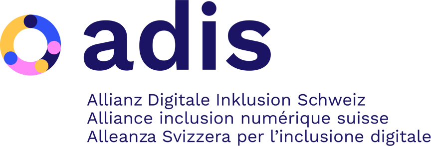Logo der Allianz Digitale Inklusion Schweiz, oder ADIS