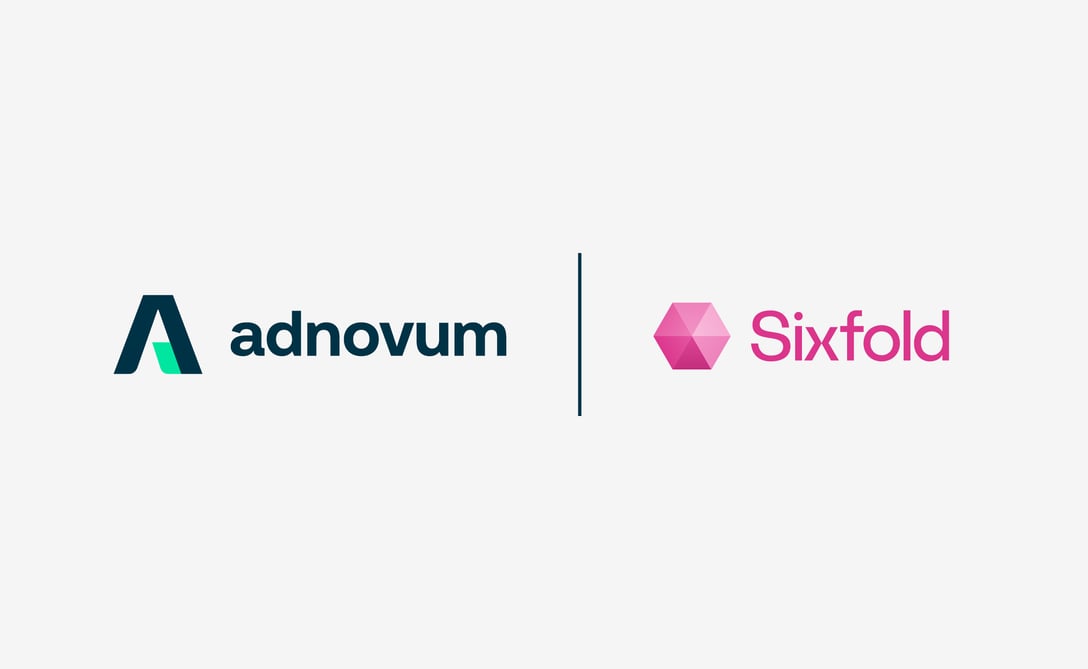 The logos of Adnovum and Sixfold