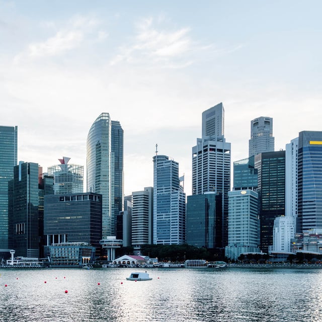 Skyline von Singapur 