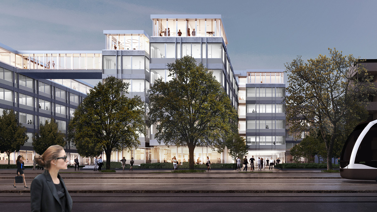 Visualisierung der Badenerstrasse 170 in Zürich