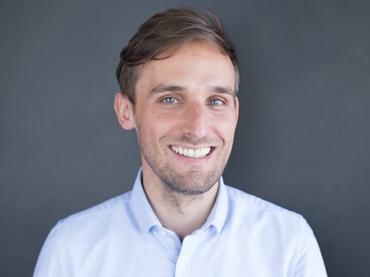 Portrait picture of Andreas Punter, Adnovum Head of Marketing and Communications 