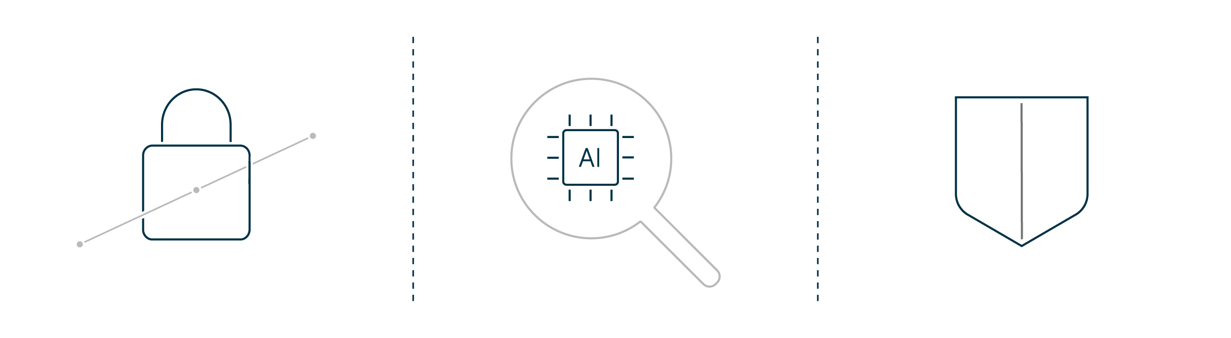 security_symbols_1_end-to-end_encryption_2_AI_governance_3_swiss-grade_cybersecurity