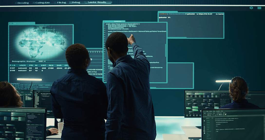 cybersecurity team monitoring network operations