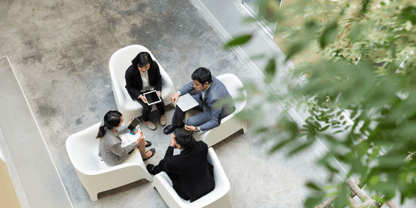 Business group discussion