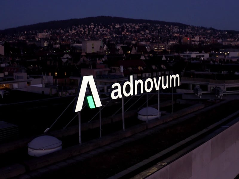 Adnovum Neon Sign